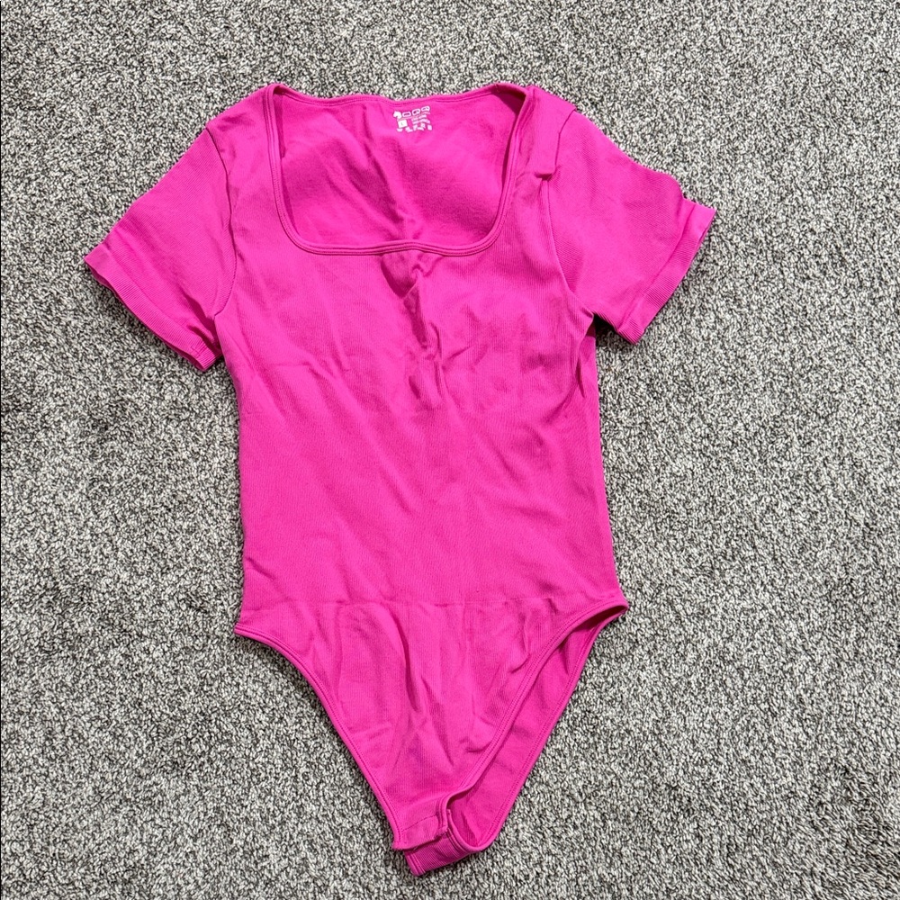 Vibrant Pink Women's Bodysuit
